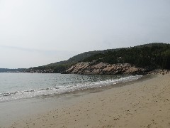 Acadia; Sand beach