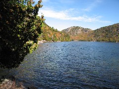 boardwalk Jordan pond Acadia