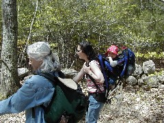 Ruth Dorrough; Kat Wheeler; Jacob Wheeler; hiking Family Trips New England Hampshire