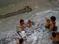 Chris Wheeler; Jacob Wheeler; Trips New England Hampshire swimming pool