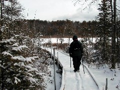 Ruth Dorrough; Mud Pond; Fox State Forest; New Hampshire 2005-01;