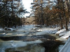 Creek near Kat s cabin; Hillsboro; New Hampshire