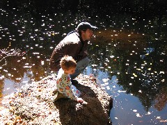 Jacob Wheeler; Ben Dorrough; stream behind Cat and Chris s house