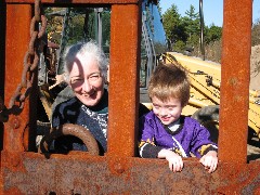 Ruth Dorrough; Jacob Wheeler; Pumpkin Chunkin Greenfield NH Yankee Farmer toss pumpkins a thousand feet with his Trebuchet