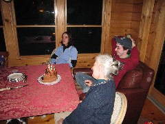 Kat Wheeler; Ruth Dorrough; Ben Dorrough; joint birthday party
