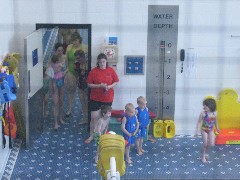 Kat Wheeler; Ellery Wheeler; Swimming party; Crotched Mountain rehab venter