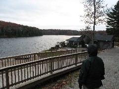 Ruth Dorrough at Cunningham Pond in Peterborough New Hampshire