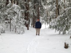 Dan Dorrough; Bradford Tall Pines State Forest; snow; Bradford NH