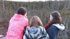 Katherine (Kat) McDougal Wheeler McCandless; Ellery Kate Wheeler; Sarah Derry; Bradford Bog; Bradford, NH