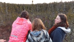 Katherine (Kat) McDougal Wheeler McCandless; Ellery Kate Wheeler; Sarah Derry; Bradford Bog; Bradford, NH