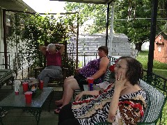 Family Reunion; Ruth Bennett McDougal Dorrough; Jolene Clabaugh; Becky Dorrough Diment