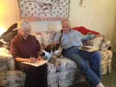 Ruth Dorrough; Katrina the Cat; David Dorrough