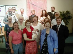Ruth Dorrough; Dan Dorrough; Matt Clabaugh; Julia (Judy) Dorrough; David Dorrough; Amanda Clabuagh; Jolene Clabaugh; Becky Dorrough; Mike Clabuagh; David Diment; Family Trips Ohio Spencer s christening