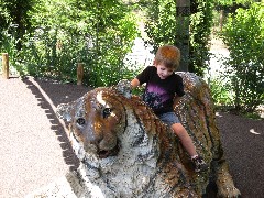 Spencer Clabaugh at the Columbus Zoo