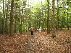 Ruth Dorrough; Ben Dorrough; The woods behind Ben s cabin