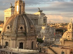 Rome from Hotel Pace Helvezia