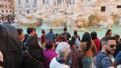 Rome; near Trevi Fountain