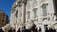 Rome; Santi Vincenzo e Anastasio a Fontana (fountain) di Trevi