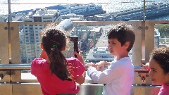 tourists at Seattle Space Needle