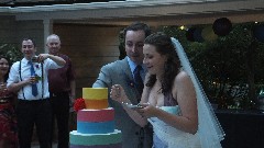 Ben Dorrough; Sarah Derry; Ben and Sarah s Wedding cake; Dunn Gardens; Seattle, WA