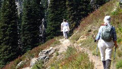 Ben Dorrough; Sarah Elizabeth Derry; Ruth Bennett McDougal Dorrough; Maple Heather Trail; Cascades, WA