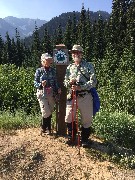 Ruth Bennett McDougal Dorrough; Dan Dorrough; PCT; Maple Heather Trail; Cascades, WA