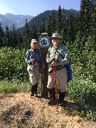 Ruth Bennett McDougal Dorrough; Dan Dorrough; PCT; Maple Heather Trail; Cascades, WA