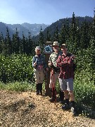 Ruth Bennett McDougal Dorrough; Dan Dorrough; Ben Dorrough; PCT; Maple Heather Trail; Cascades, WA