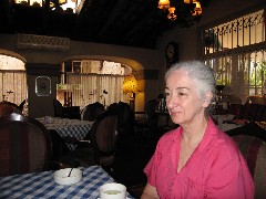 Ruth Dorrough; El Condado Dining room; Peru South America Trips
