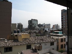 El Condado; view across the street; Peru South America Trips