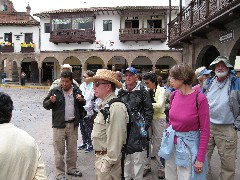 Roberto Durant; Peter Kane; Sheldon Gilbert; Sara Gilbert; Pat Kane; Jim Inman; Cusco Peru South America Trips