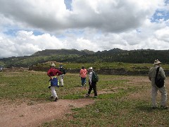 Sys Inman; Sheldon Gilbert; Jackie Stormo ; Ruth Dorrough; Temple of the Sun; Qoricancha; Cusco Peru South America Trips