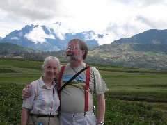Ruth Bennett McDougal Dorrough; Dan Dorrough; Bus Trip Machu Picchu Peru South America Trips