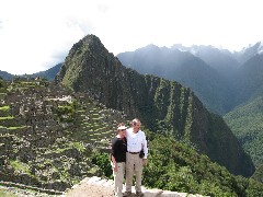 Carole Linscott; Dan Linscott; Machu Picchu Peru South America Trips