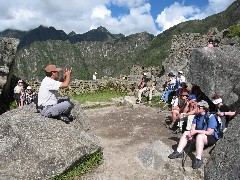 Roberto Durant; Sara Gilbert; Sheldon Gilbert; Trish Davis; Machu Picchu Peru South America Trips