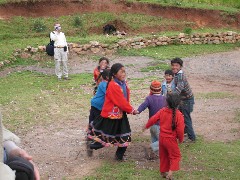 Hang Gliders Peru South America Trips natives dancing