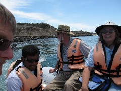 Jack Stormo; Jim Inman; Jackie Stormo ; Baltra Galapagos Ecuador South America Trips
