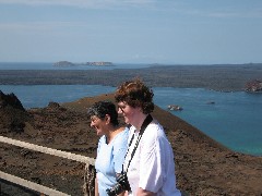 Rashan Malva; Trish Davis; Bartolome Ecuador South America Trips