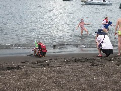 Puerto Egas Ecuador South America Trips swimming