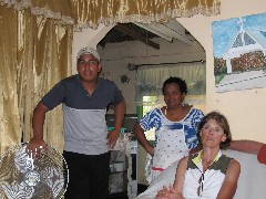Pepe; Berta; Pat Kane; Home Visit Ecuador South America Trips