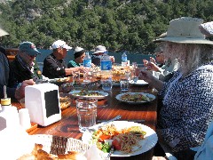 Trips; Turkey; Anne Schaaf; Vernon (Vern) Char; Evelyn (Evie) Char; Gulet