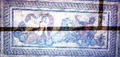Trips; Turkey; mosaics on floor; Ephesus; Terrace House