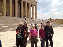 Celia Wilson; Pat Rehberg; Ruth Bennett McDougal Dorrough; Carol Smith; Carl Smith; Turkey; Ataturks Mausoleum