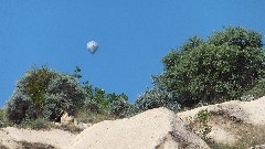 balloon; Turkey; Hike from Uchisar Goreme