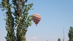 balloon; Turkey; Hike from Uchisar Goreme