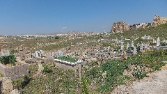 tombstones; Hike from Uchisar Goreme