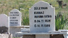 tombstones; Hike from Uchisar Goreme