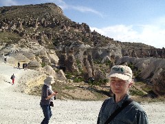 Ruth Bennett McDougal Dorrough; Turkey; Uchisar Castle Hike
