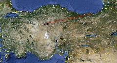 map Turkey; Nevsehir