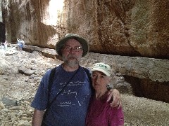 Dan Dorrough; Ruth Bennett McDougal Dorrough; Turkey; Titus Tunnel Hike; rotated